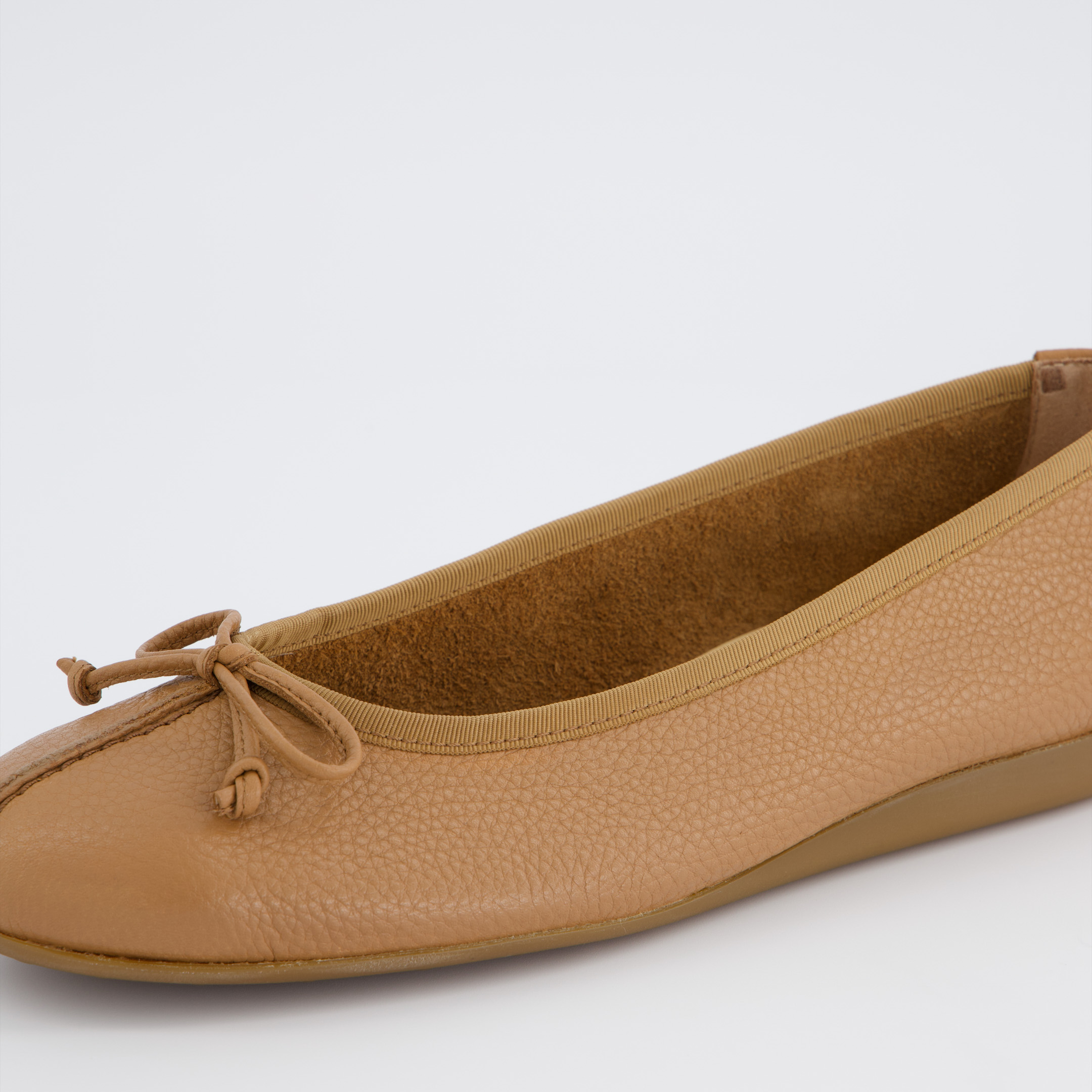 Ballet flats, in brown leather - Paul Green